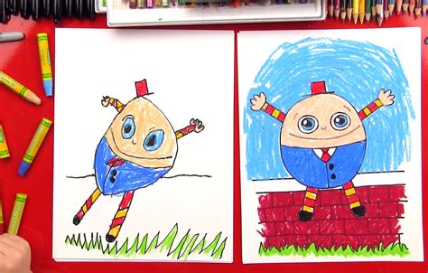 How To Draw Humpty Dumpty - Art For Kids Hub