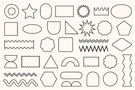 Premium Vector | Geometric shape collection