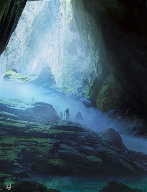 Dark Cenote by shahxeb | Concept Art | 2D | CGSociety | Concept art ...