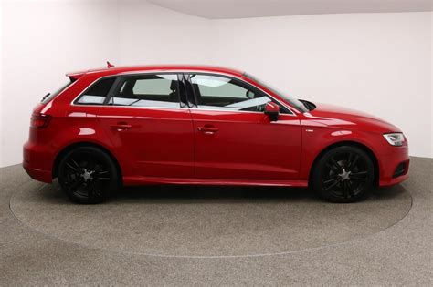 Used 2018 RED AUDI A3 Hatchback 1.5 TFSI S LINE 5d AUTO 148 BHP for ...