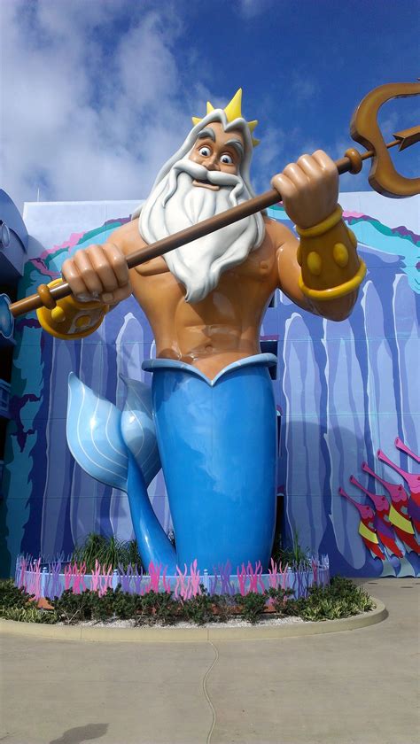 King Triton sculpture | Disney world, Walt disney, Disney