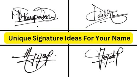 Cool Signatures For Names