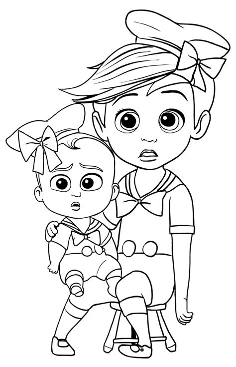 15 Free Printable The Boss Baby Coloring Pages