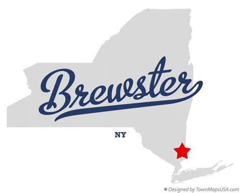 Map of Brewster, NY, New York