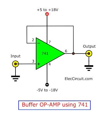 Op Amp Buffer Circuit Diagram