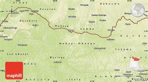 Ubangi River Africa Map