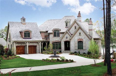 Stone and Brick French Country - 17528LV | Architectural Designs ...