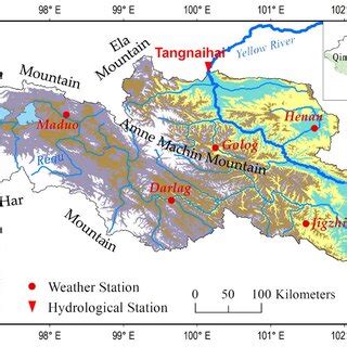 The source region of the Yellow River. | Download Scientific Diagram