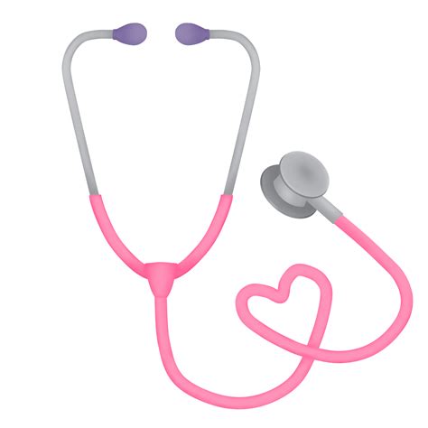 pink stethoscope illustration 28079473 PNG