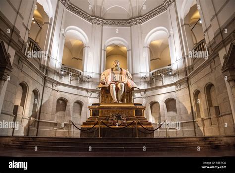 Stockholm, Sweden - November 20, 2018. Interior view of Nordic Museum ...