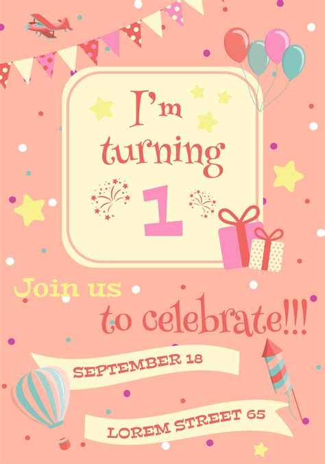 Birthday Card Design Invitation | The Cake Boutique