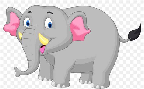 Cartoon Elephant Illustration, PNG, 800x504px, Cartoon, African ...