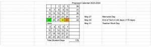 Approved 2023-24 Academic Calendar - Waukee Community School District