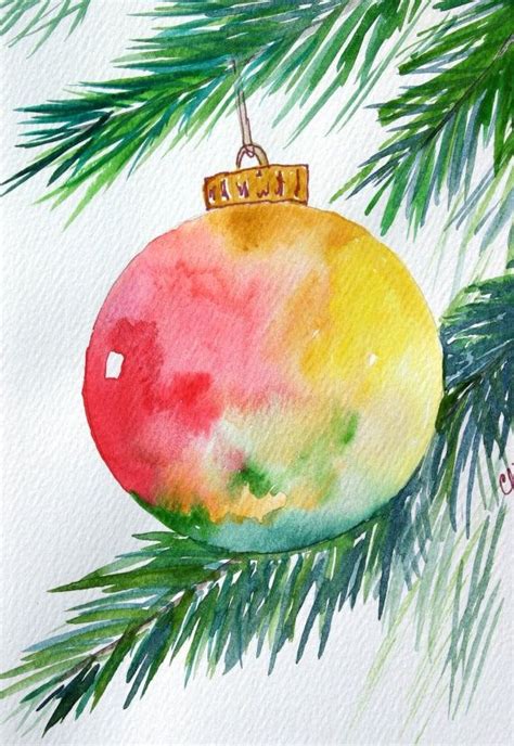 29 best christmas card watercolor images on Pinterest | Water colors ...