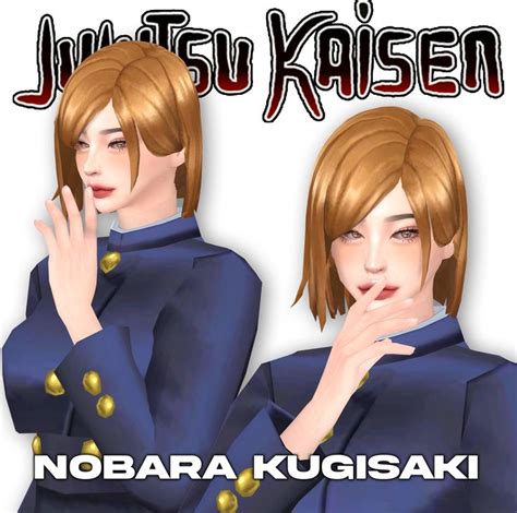 [DOWNLOAD] Jujutsu Kaisen - Nobara Kugisaki | Learxfl | Sims 4, Sims 4 ...