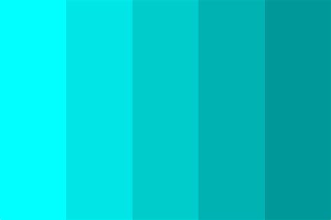 Aqua Shades Color Palette