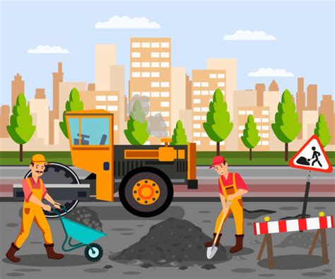 550+ Road Construction Cartoon Stock Illustrations, Royalty-Free Vector ...