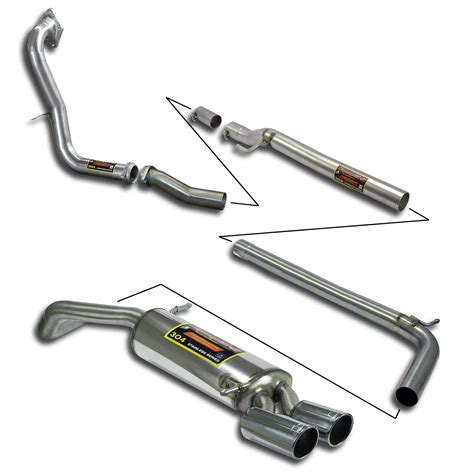 Performance sport exhaust for VW POLO 6R GTI, VW POLO 6R GTI 1.4 TSI 3d ...