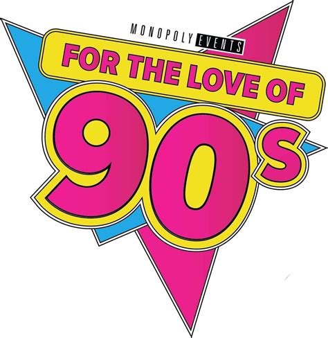 For The Love Of 90s Logo | 90s logos, 90s design, 90s theme