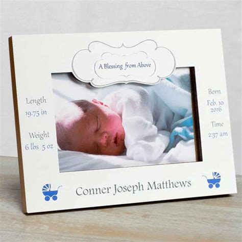 Personalized Baby Picture Frame Baby Boy Picture Frame New | Etsy