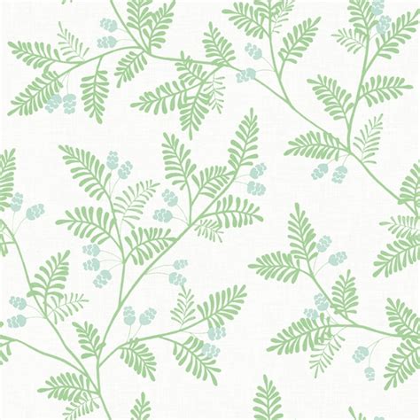 4074-26600 - Ardell Light Green Botanical Wallpaper - by A-Street Prints