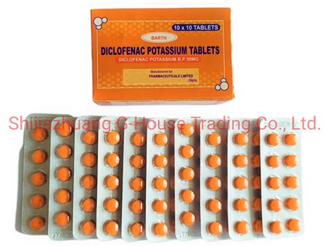 Diclofenac Potassium Tablets Pharmaceutical Medicine - China Diclofenac ...