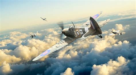 Online crop | HD wallpaper: Battle Of Britain, Dogfight, Messerschmitt ...