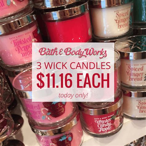 Bath & Body Works 3 Wick Candles $11.16 Each Shipped! (Reg. $23)