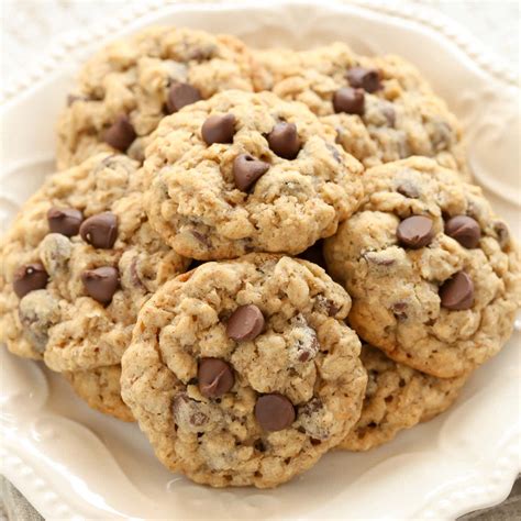 Soft and Chewy Oatmeal Chocolate Chip Cookies - Live Well Bake Often