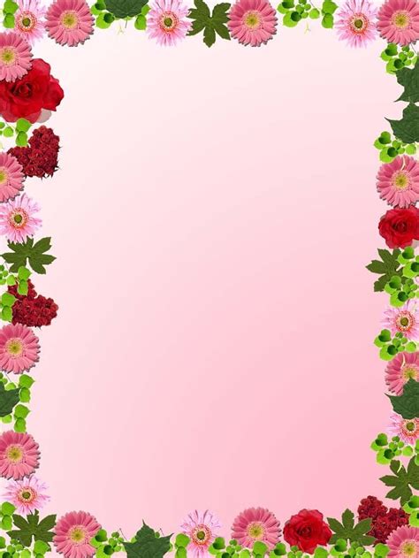 Vector Flower Border Design