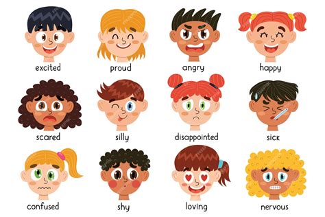 Facial Expressions And Emotions For Children