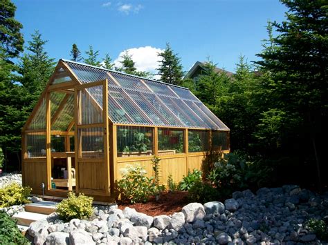 9 X 16 Greenhouse Plans. Polycarbonate Covered, Cedar Wood Frame ...