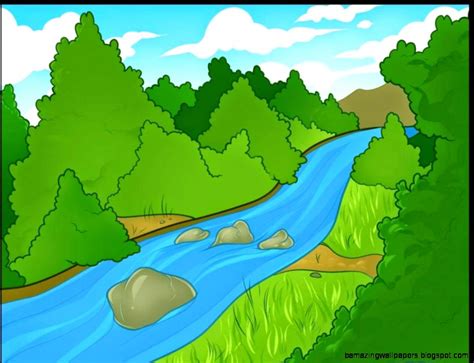 Winding River Clipart Black And White | Amazing Wallpapers