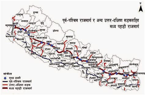 Nepal Map Highway