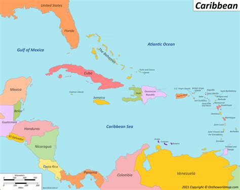 Caribbean Map | Caribbean Countries | Maps of Caribbean