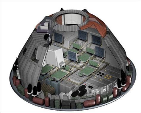 Orion Spacecraft Interior Layout