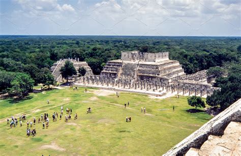 Temple of the Warriors. Chichen-Itza | Architecture Stock Photos ...