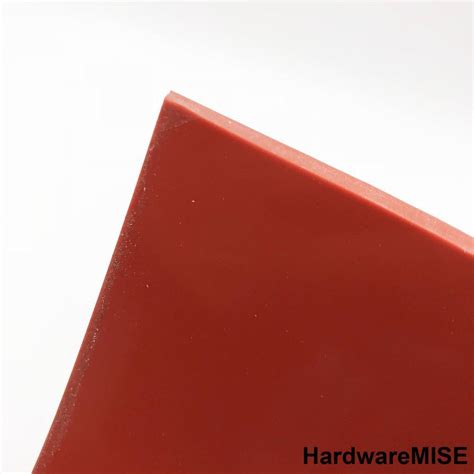 Red Silicone Rubber Sheet 4mm Thick High temperature