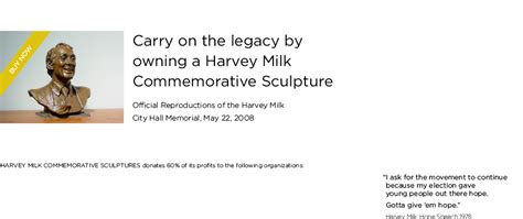 Harvey Milk Sculptures Benefiting the Harvey Milk Foundation | Harvey ...