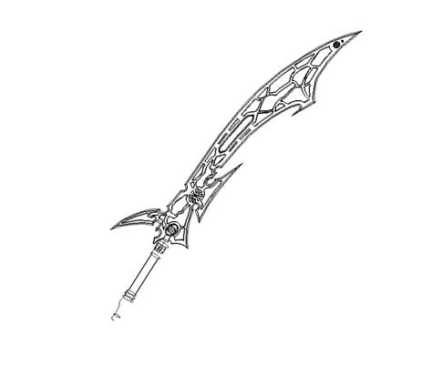 sword lightning 3d model