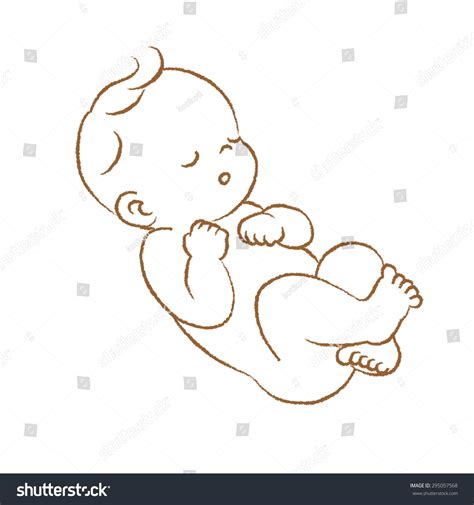 Sleeping Baby Drawing at GetDrawings | Free download