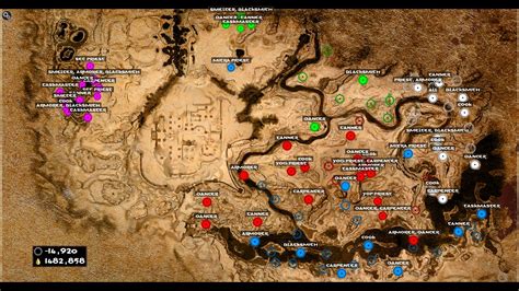 Conan Exiles - Thrall Camps, Caves, and NPC Locations | Conan exiles ...