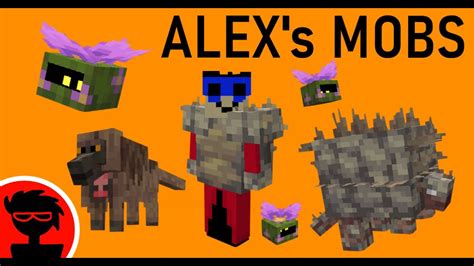 Minecraft Mods : Alex's Mobs 1.15.0 (Caves and Cliffs Update) - YouTube