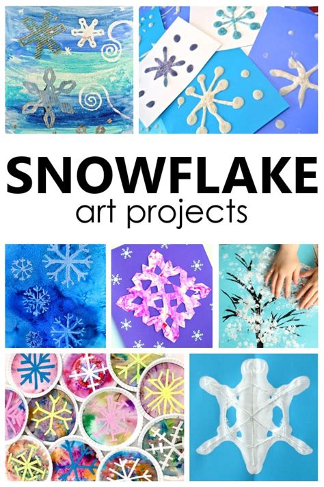 36 Snowflake Art Projects for Kids - Fantastic Fun & Learning