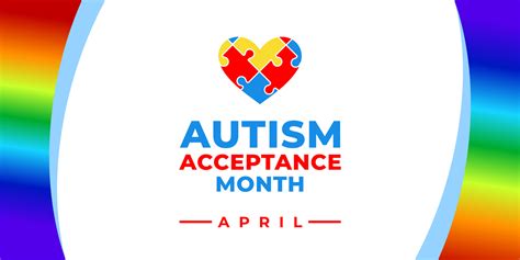 Autism Acceptance Month. Vector banner, poster, flyer, greeting card ...