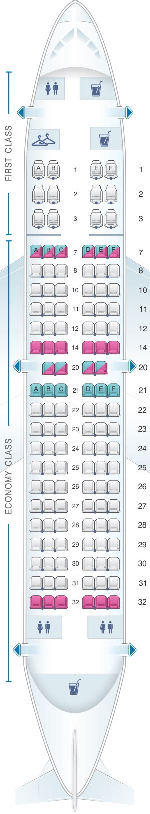 Seat Map Lufthansa Boeing B737 700 With Images Boeing Map Best | Images ...