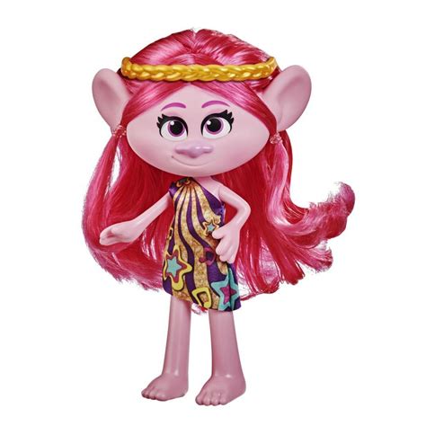 DreamWorks TrollsTopia Groove Stylin' Poppy Fashion Doll with Removable ...