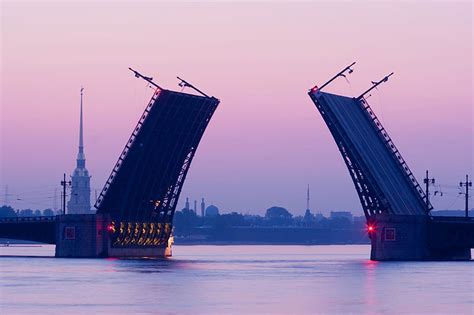 The Palace Bridge, St. Petersburg, Russia