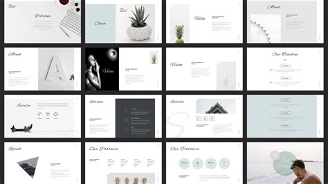 Minimal Presentation Template Collection