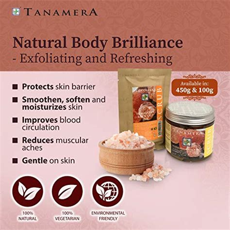 Tanamera Body Scrub 100% Natural Exfoliating Body and Face Souffle for ...